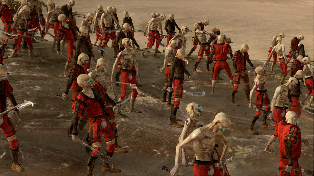 A Unit of Zombies in Total War: Warhammer