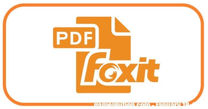 Instructions for editing PDF files with Foxit PDF Reader
