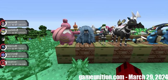 Mod Pixelmon in Minecraft