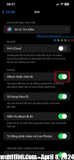 How to create a shared album on iPhone 9*466086