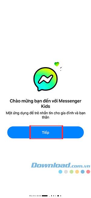 cach tao tai khoan Messenger Kids 2