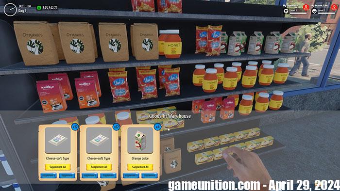 game giong Supermarket Simulator 1