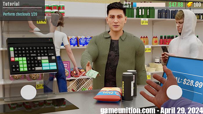 game giong Supermarket Simulator 3