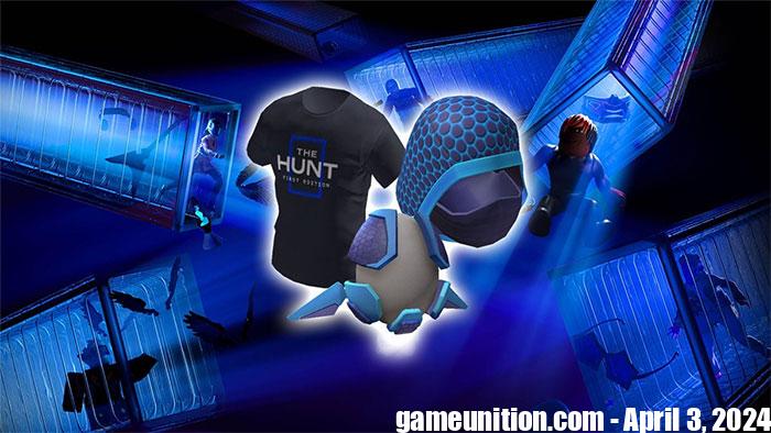 Some rewards players will receive when participating in Roblox The Hunt 2024