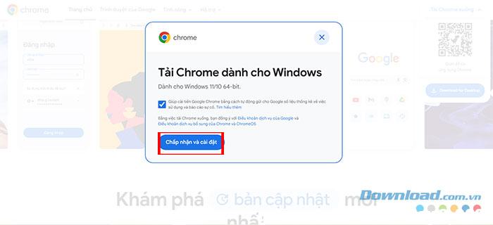 cai dat google chrome tren may tinh 2