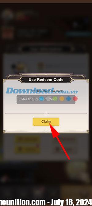 How to enter code Pixel Heroes Tales of Emond