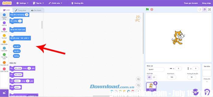 cach hoc code don gian bang Scratch 2