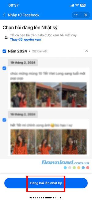 chuyen bai dang tu Facebook sang Zalo 19