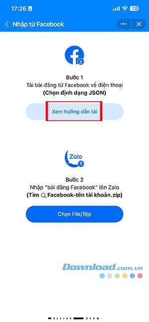 chuyen bai dang tu Facebook sang Zalo 4