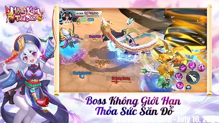 Role-playing game with the theme of cultivating immortals - Dream Sword Tieu Dao