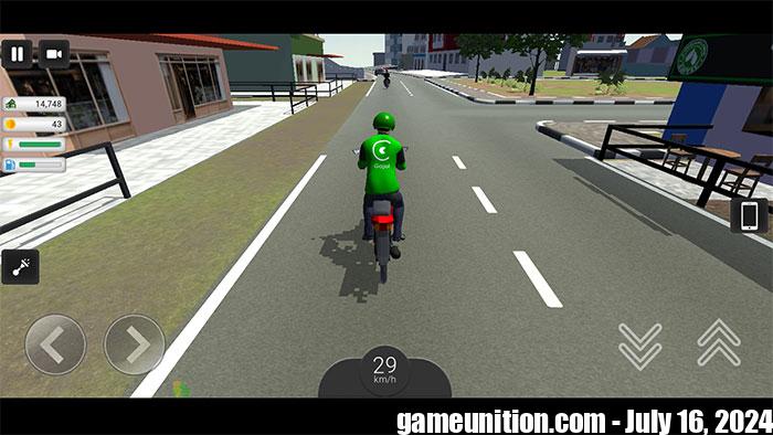 Becoming a technology motorbike taxi has never been so simple with Ojol The Game