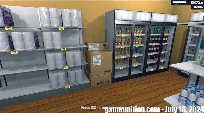 meo sap xep hang hoa trong Supermarket Simulator 3