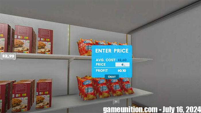 meo tang doanh thu nhanh trong Supermarket Simulator 1